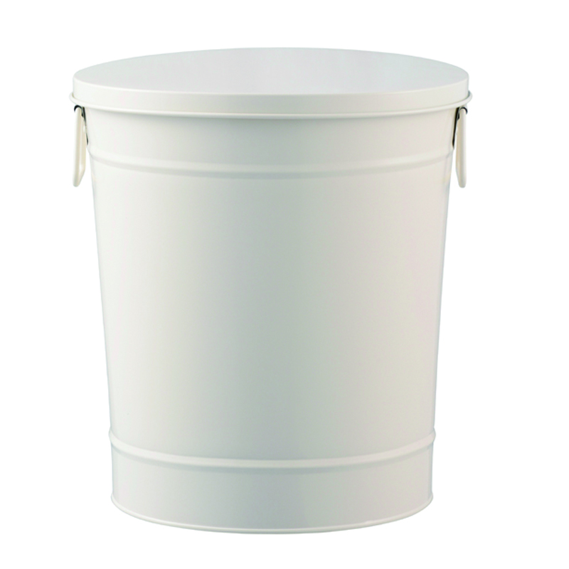 Metal Pet Food Storage Bin Round