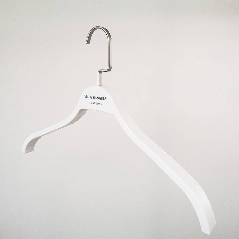 White color plastic hanger
