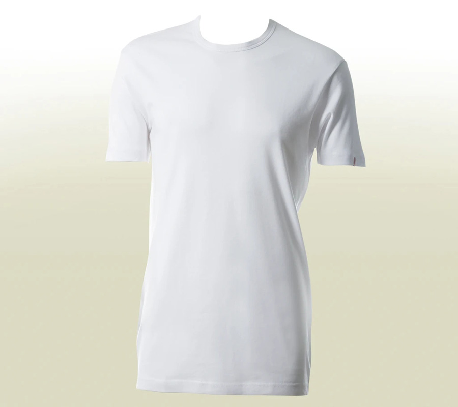 Ladies round neck white color t shirt
