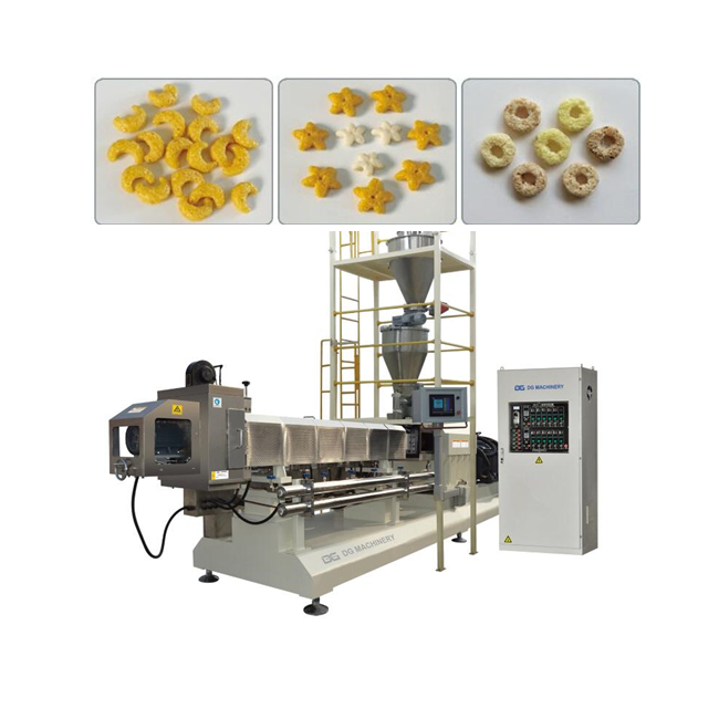 2D 3D Snacks Pellet Pallet Fryums Golgappa Snacks Food Extruder Production Line