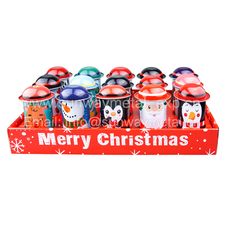 Christmas tin box set