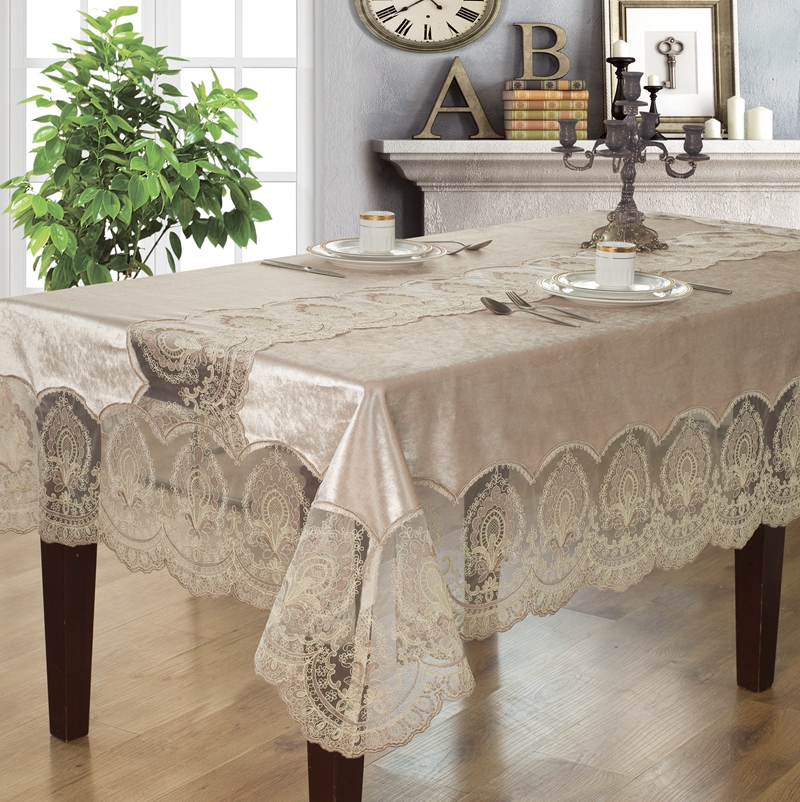 T-581 Table Cloth With Lace