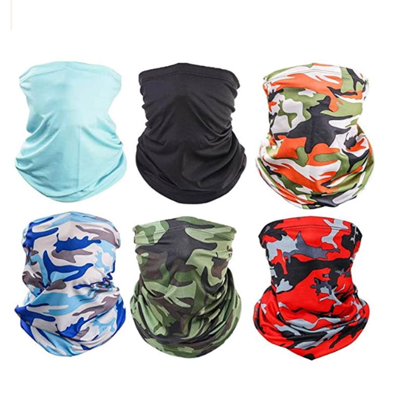 Print Seamless Face Mask Bandana Neck Gaiter Scarf Cycling Dust Wind Balaclava Headwear