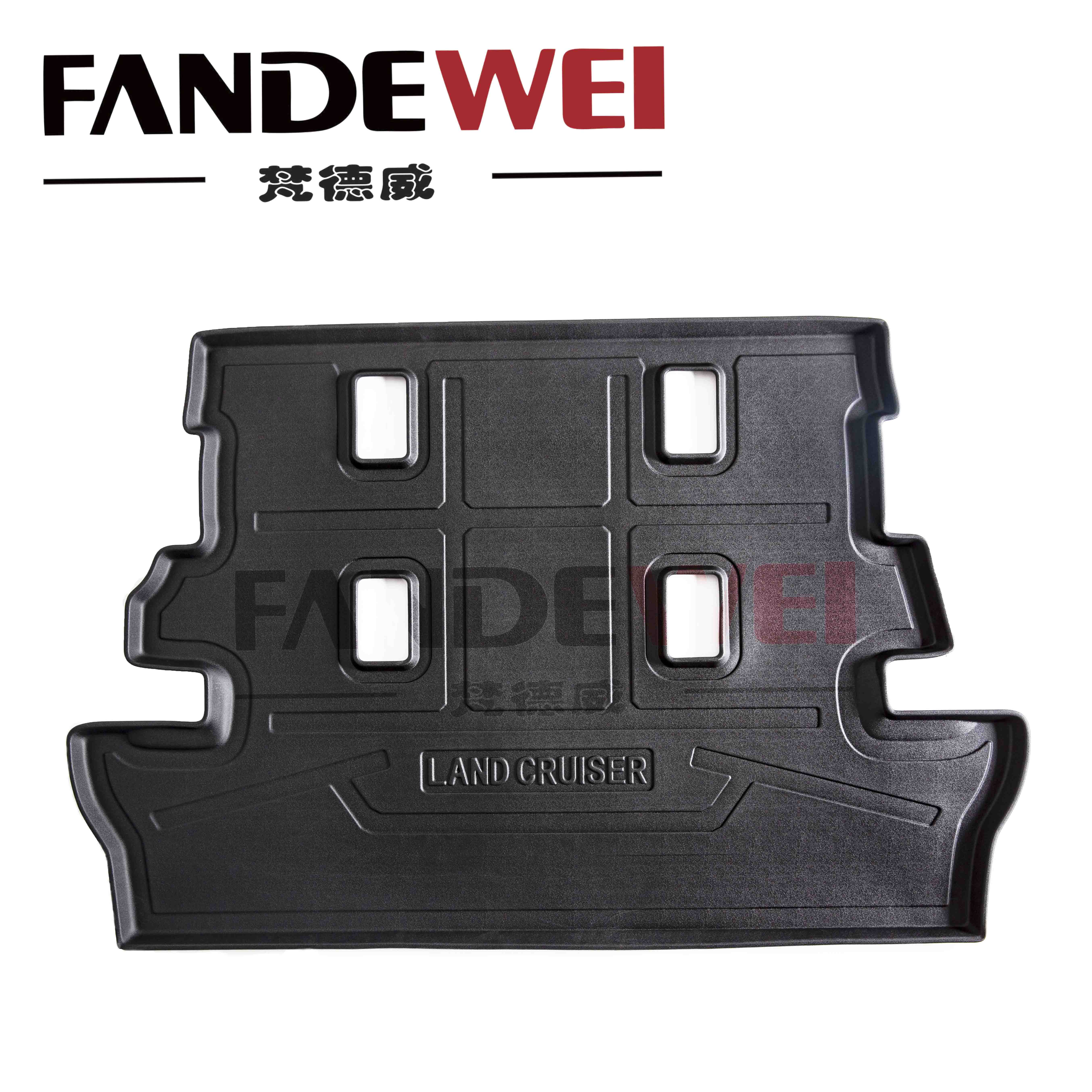 Environmental protection material 3D car trunk mat used for Toyota Land Cruiser