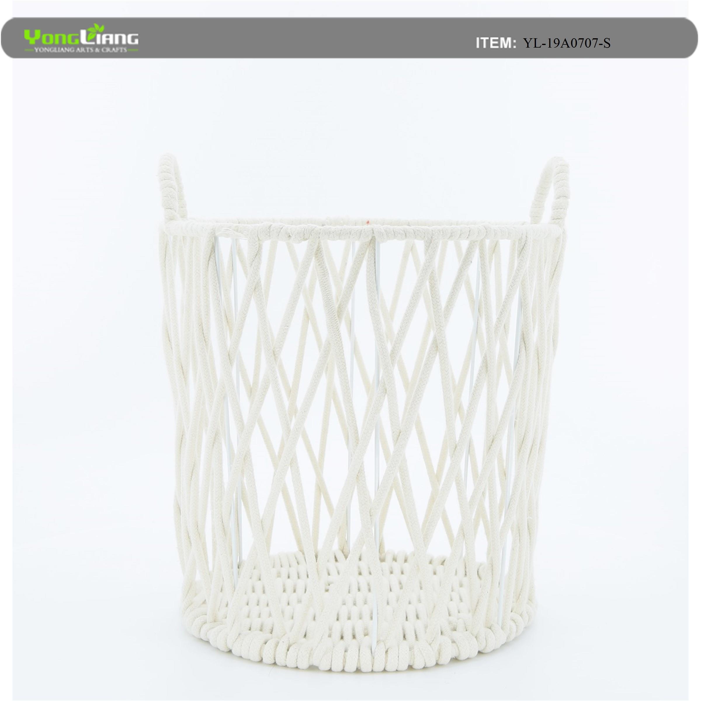 Poly Rope Weaving Storage Basket