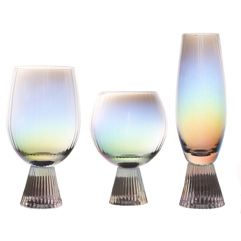 European lead-free diamond crystal glass creative champagne wine glass