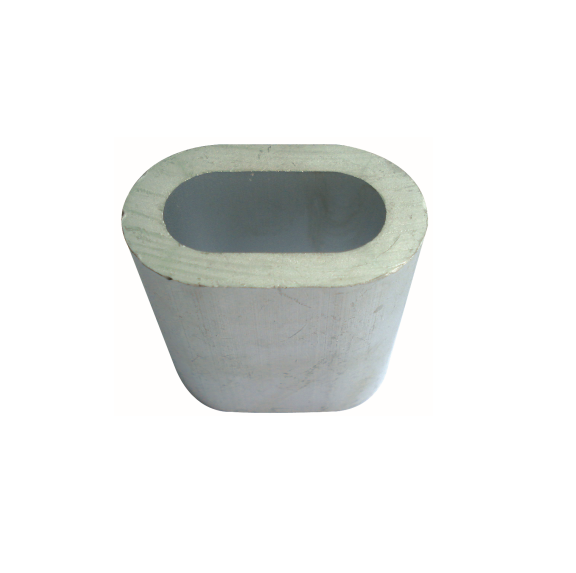 DIN3093 oval aluminium sleeve