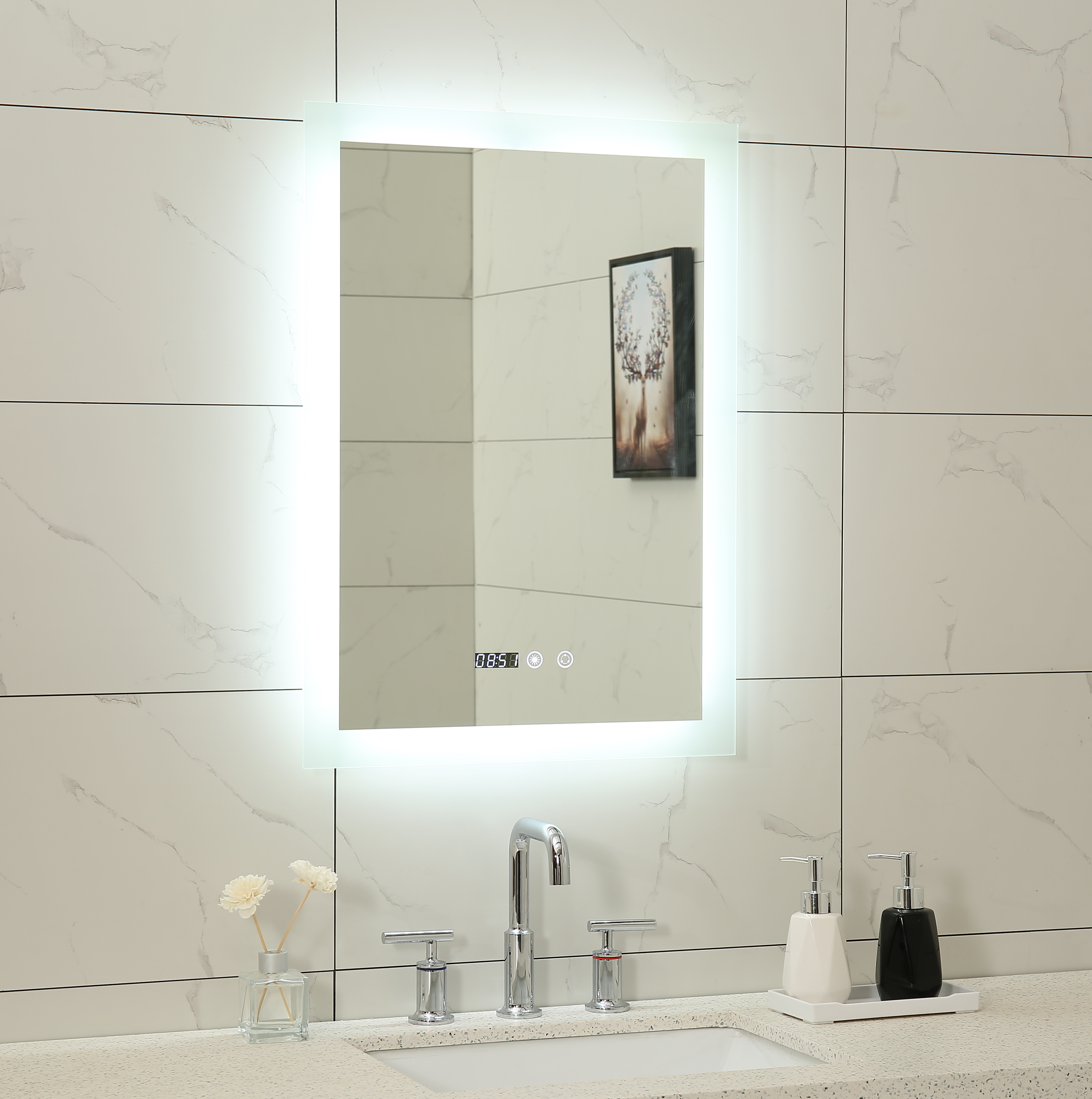 LED bathroom mirror illuminated mirror vanity mirror wall mirror