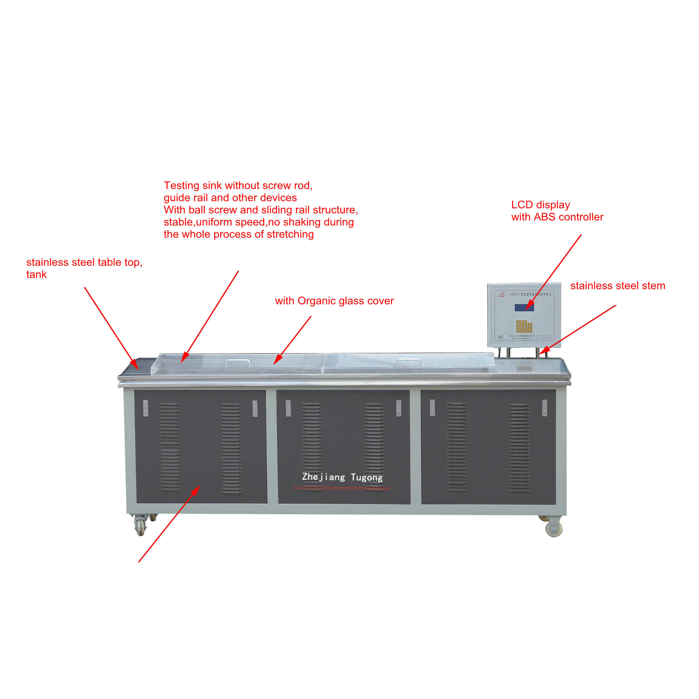 Digital Display Low Temperature Asphalt Ductilimeter