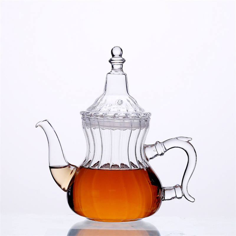 Borosilicate glass teapot
