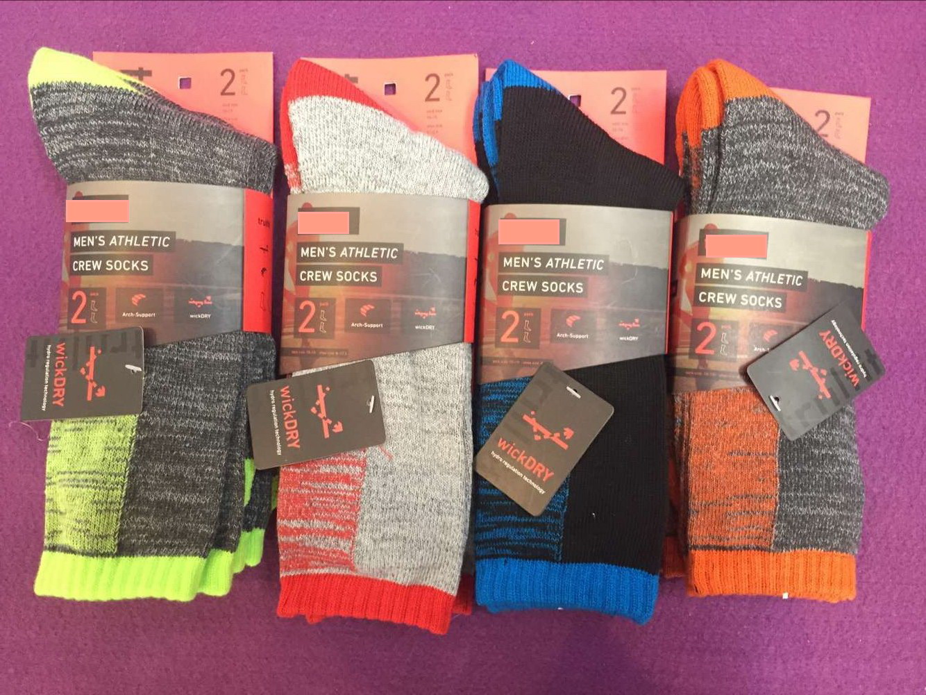 Mens Athletic crew socks