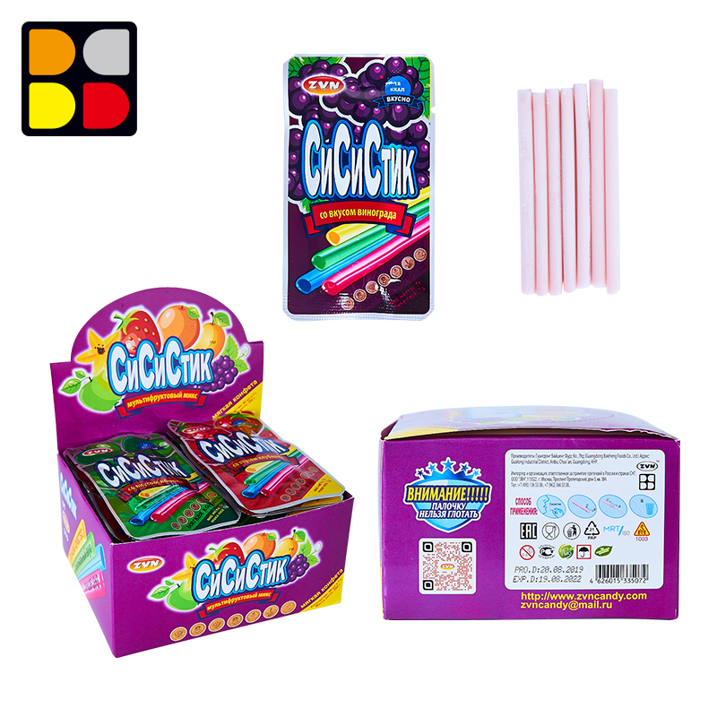 Natural Sour Fruit CC Stick Candy