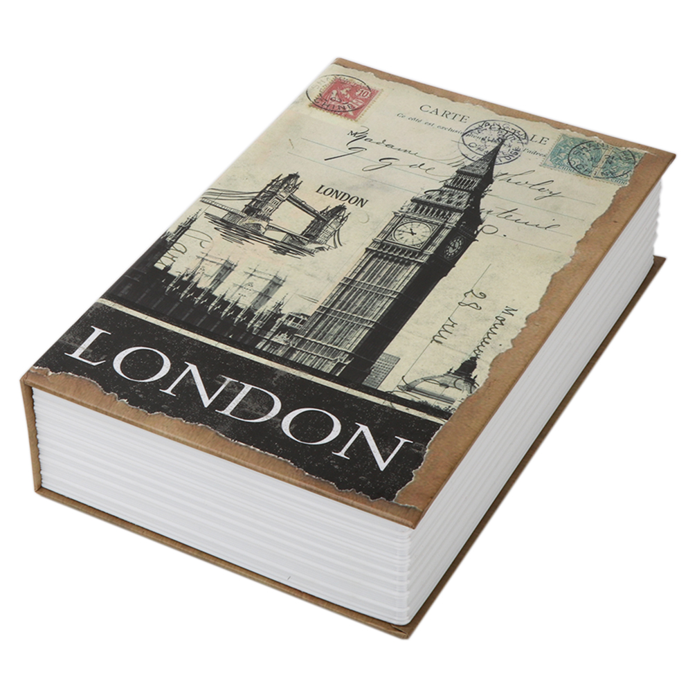 Book Safe with Combination Lock, Secrect Hidden Safe Lock Box Large