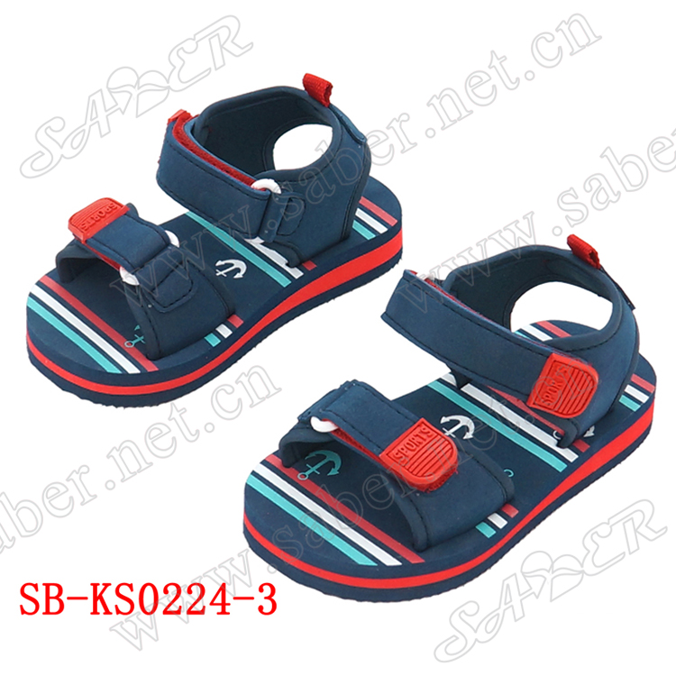 Custom Logo Size Kid Cute Soft Summer Simple Baby Boy Girl Toddler Sandal