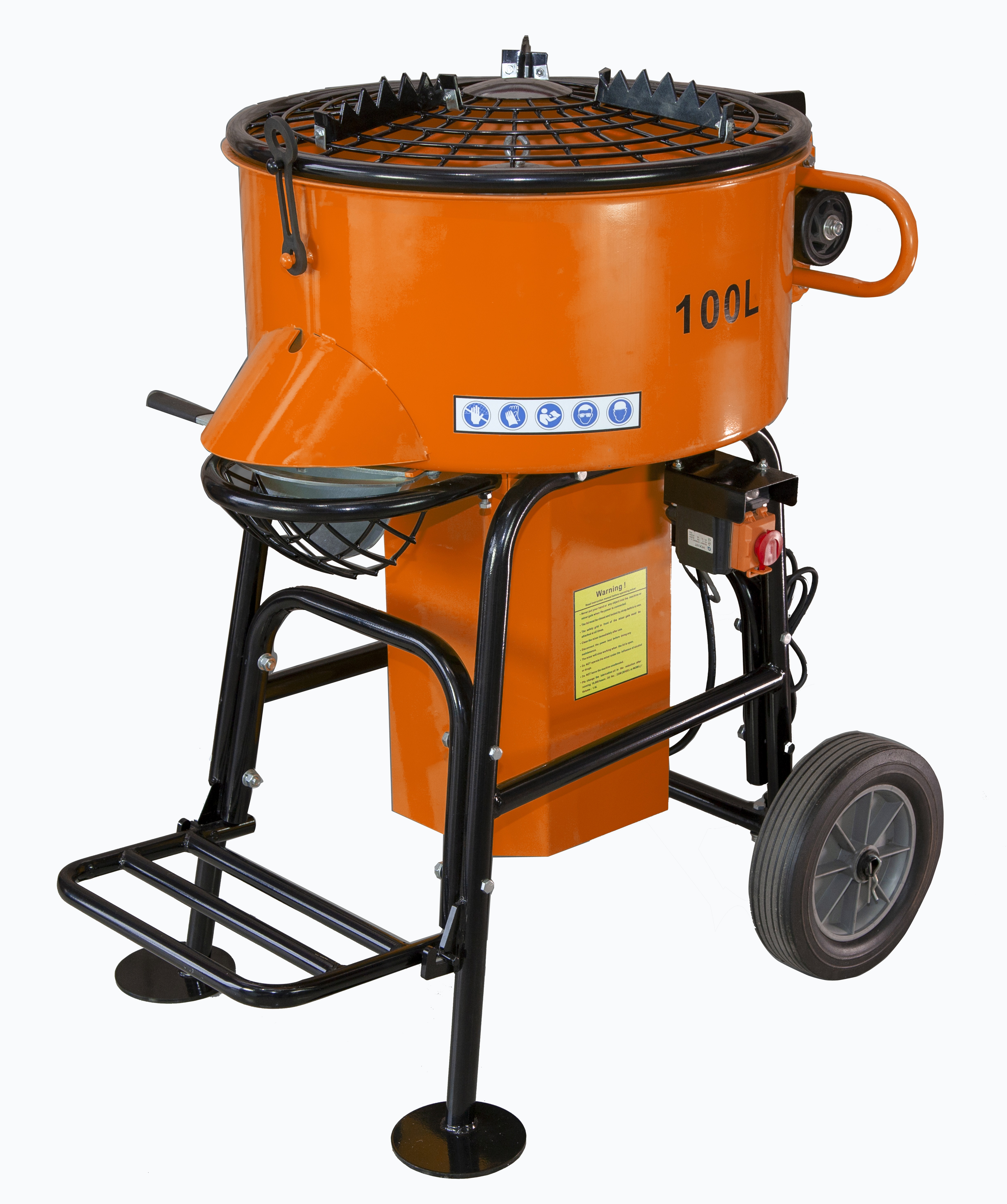 concrete mixer (forced action mixer)