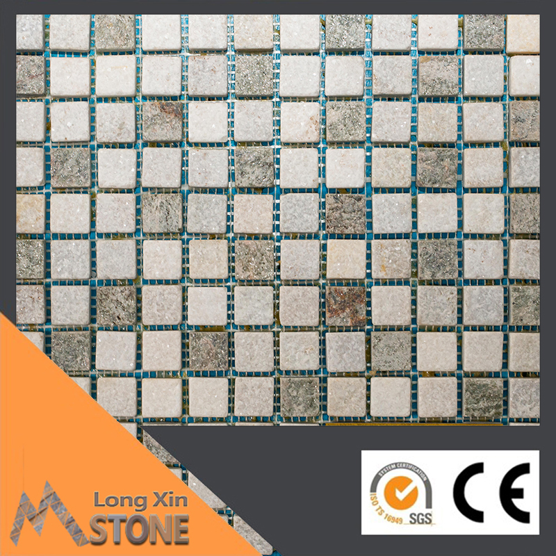 Natural quartzite cubic stone mosaics 305X305 CM
