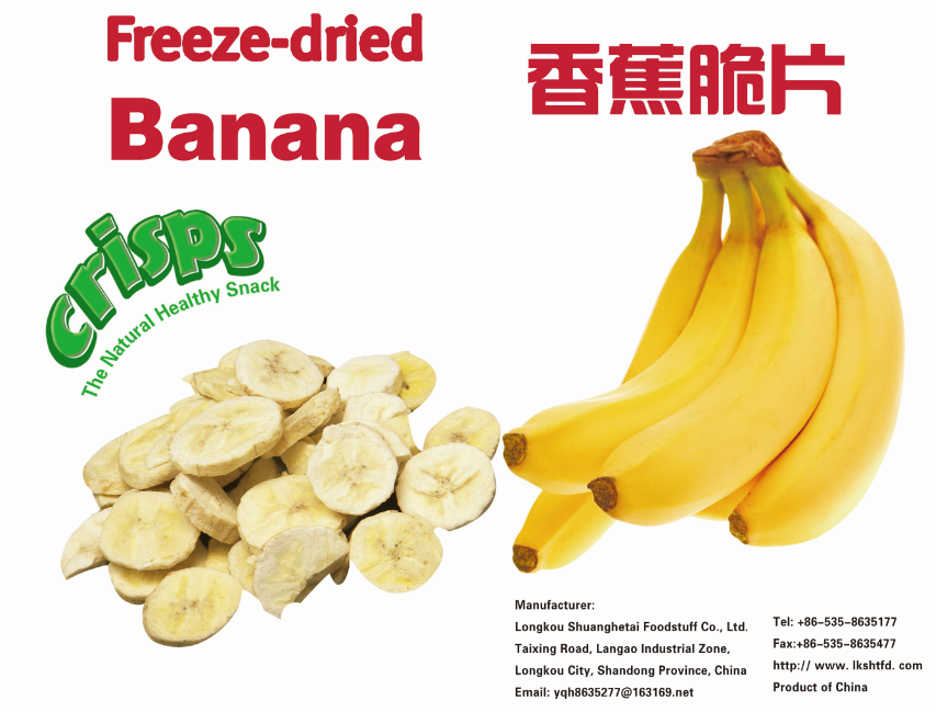 Freeze Dried Banana Chips