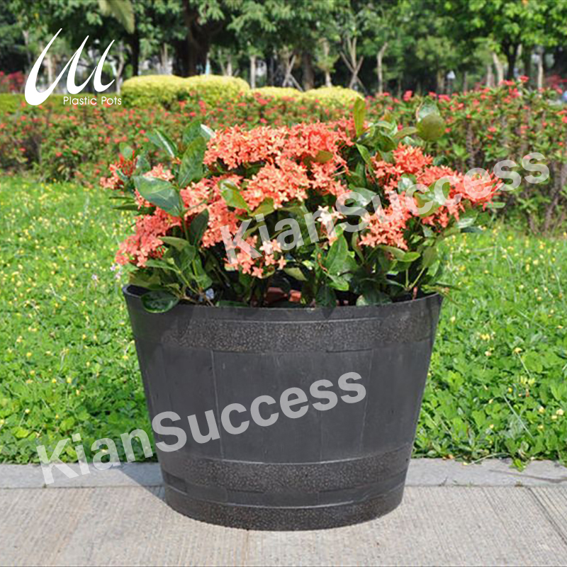 Imitation wood pots