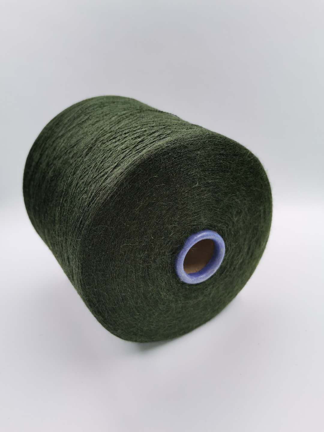 Wool and polyester blended yarn
