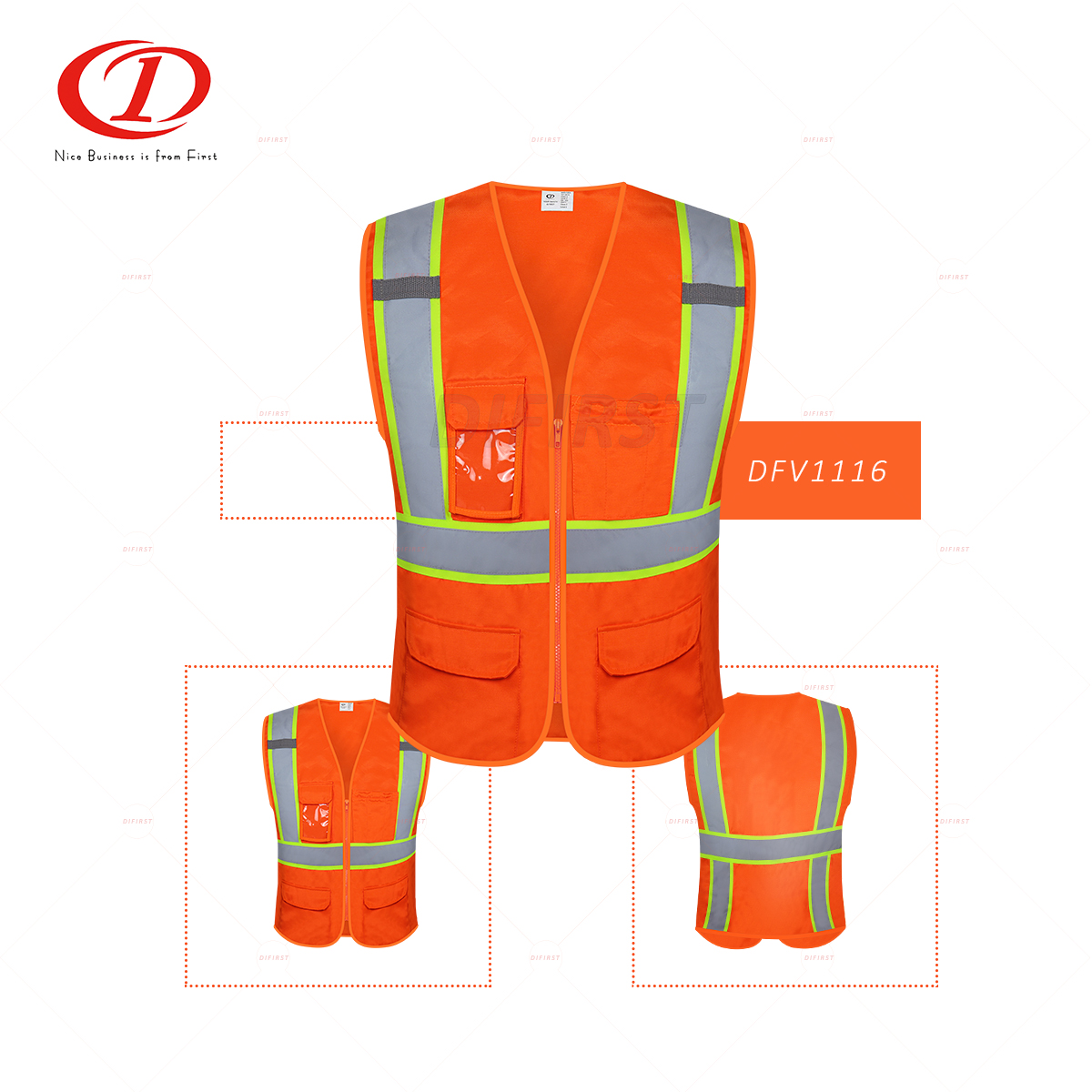 Hi Visibility Reflective Safety Vest