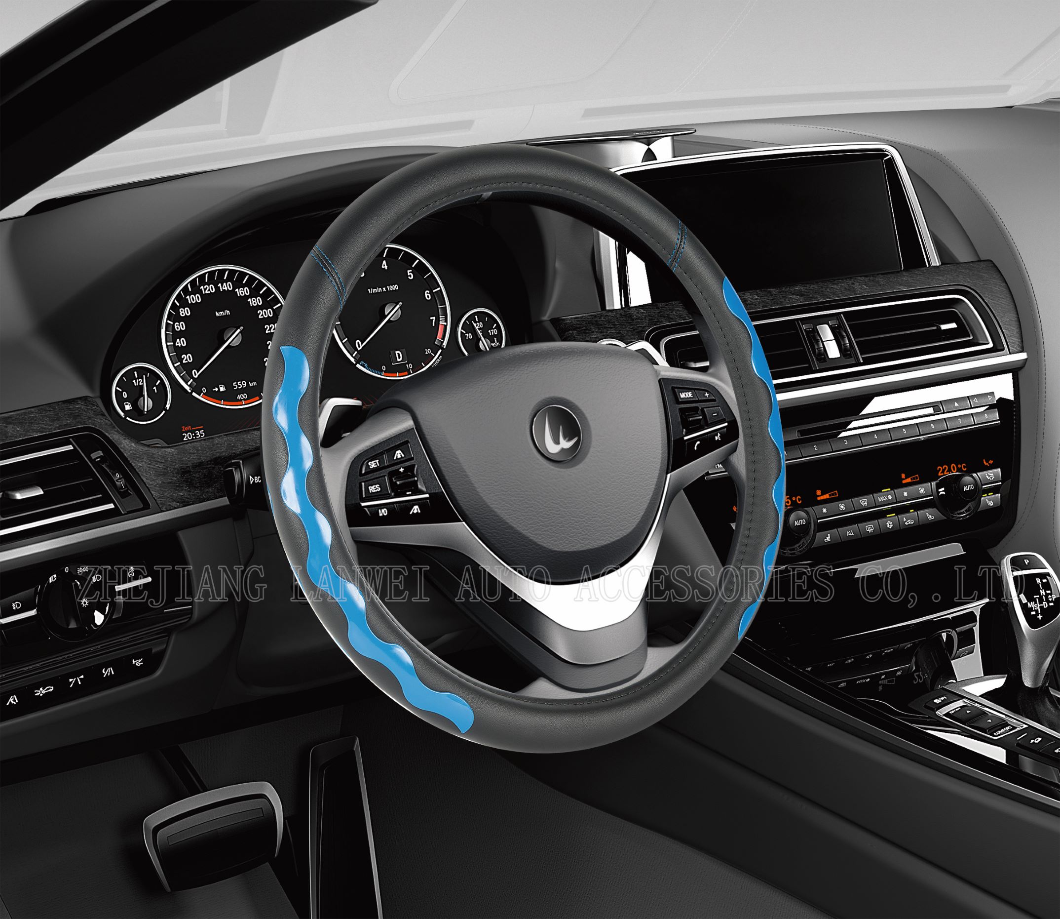 Special design reflect light car steering wheel cover