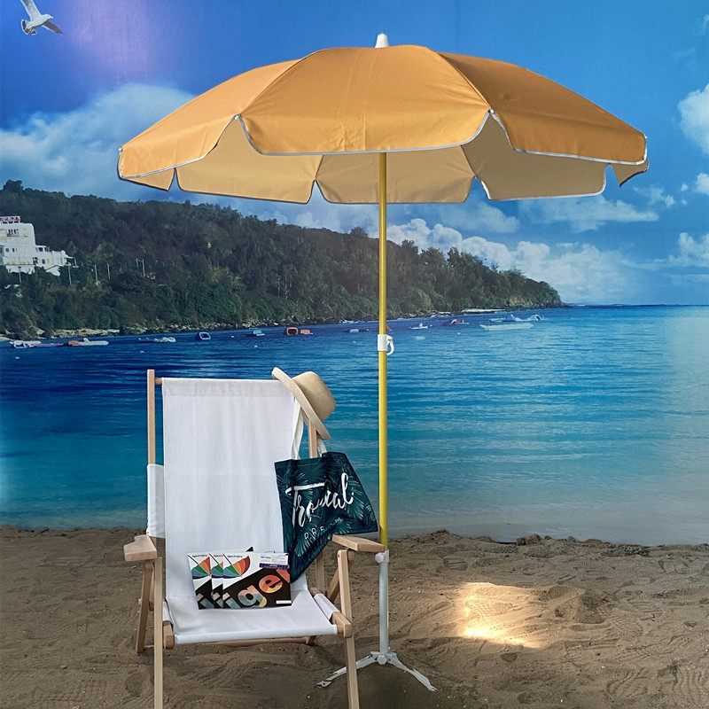 2020 RPET outdoor beach umbrella