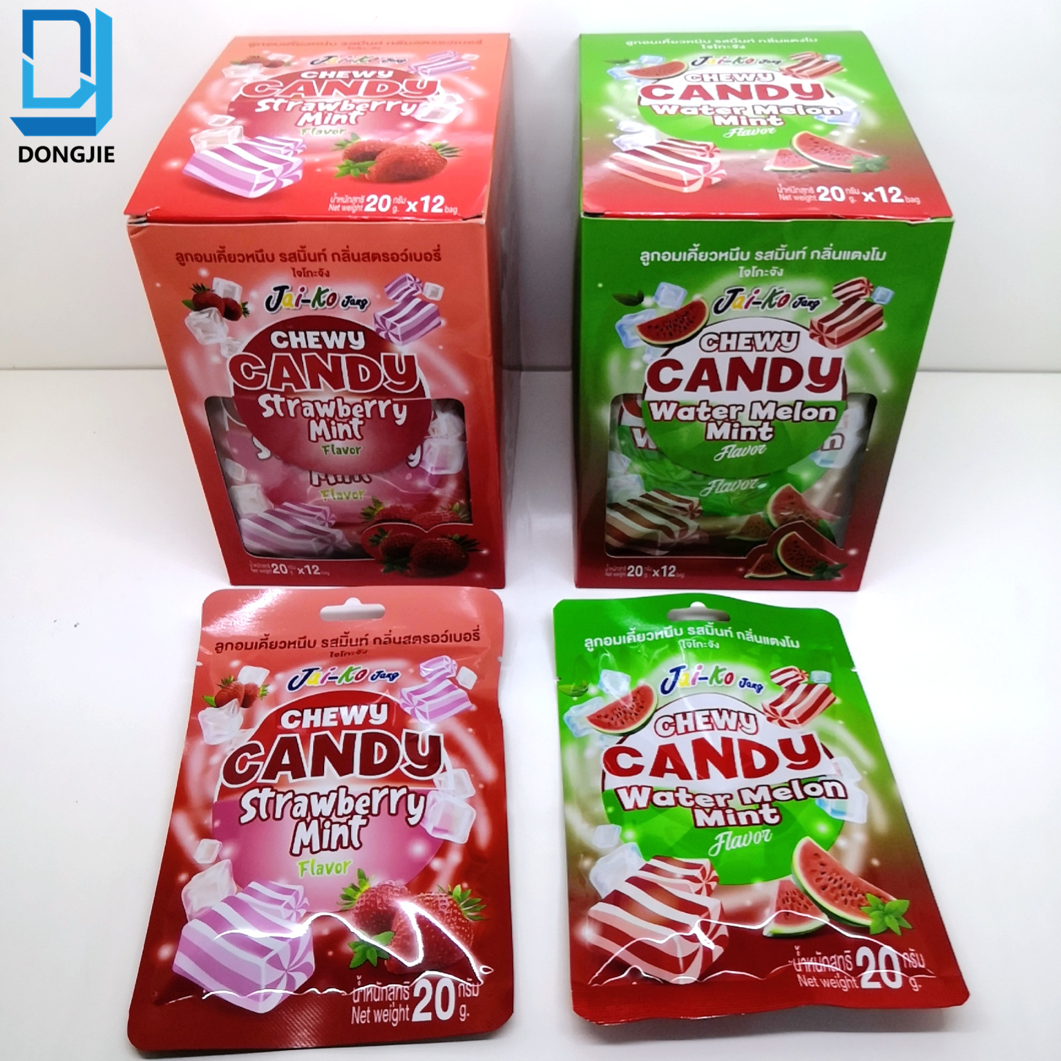 *Chewy candy (strawberry flavor, watermelon flavor)