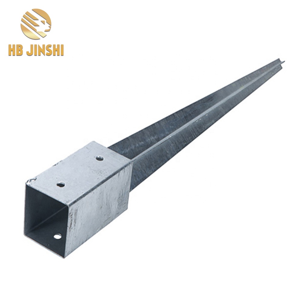 Black Powder Coated Post Anchor