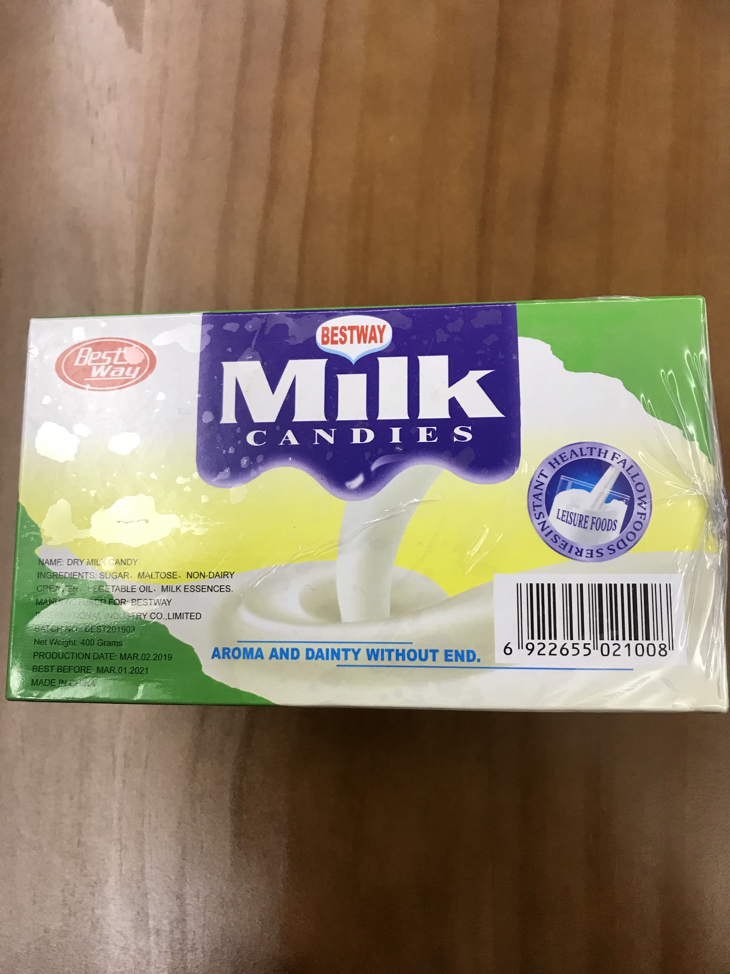 Dry Milk Candy