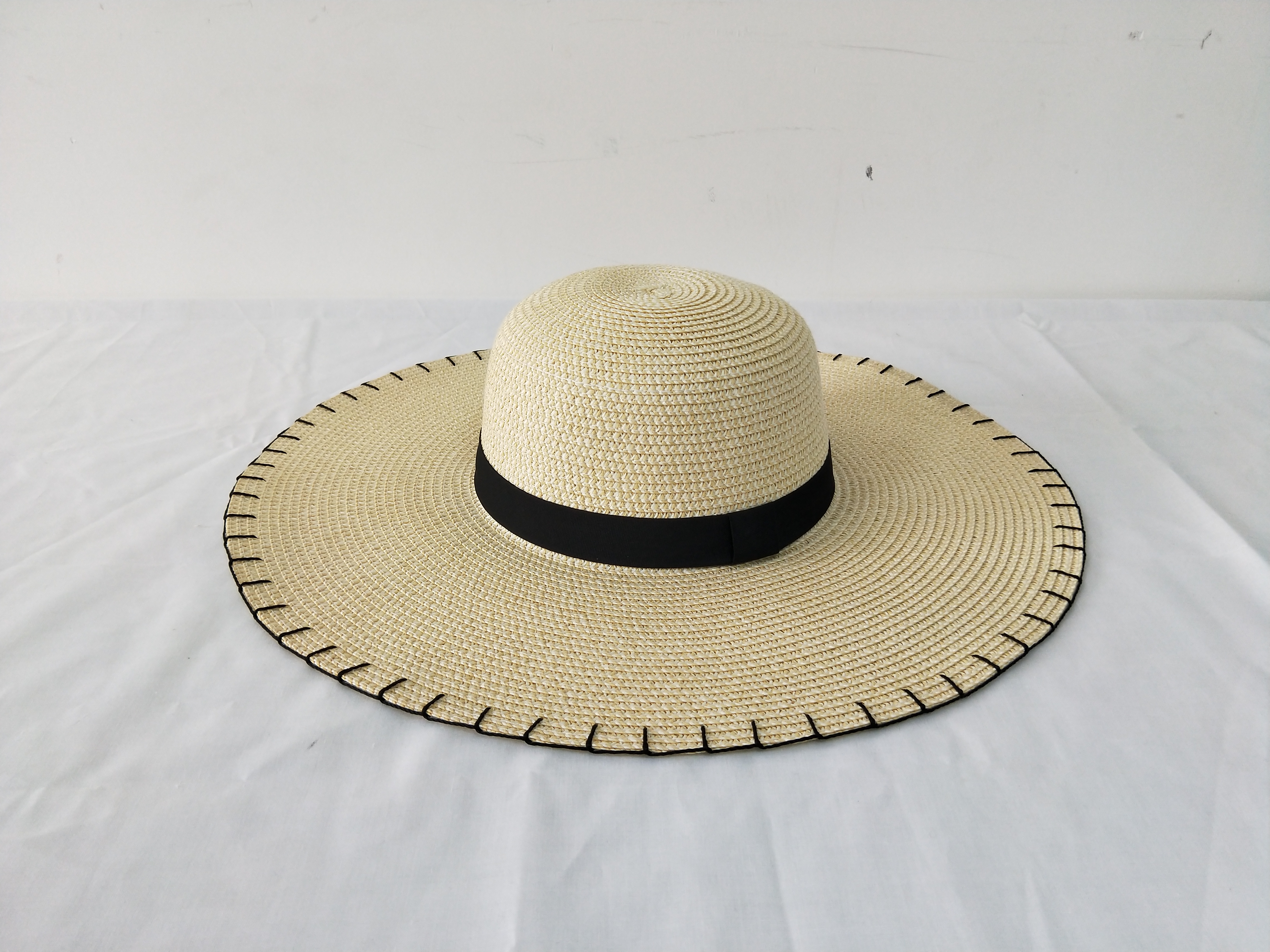floopy-wide brim paper straw hat