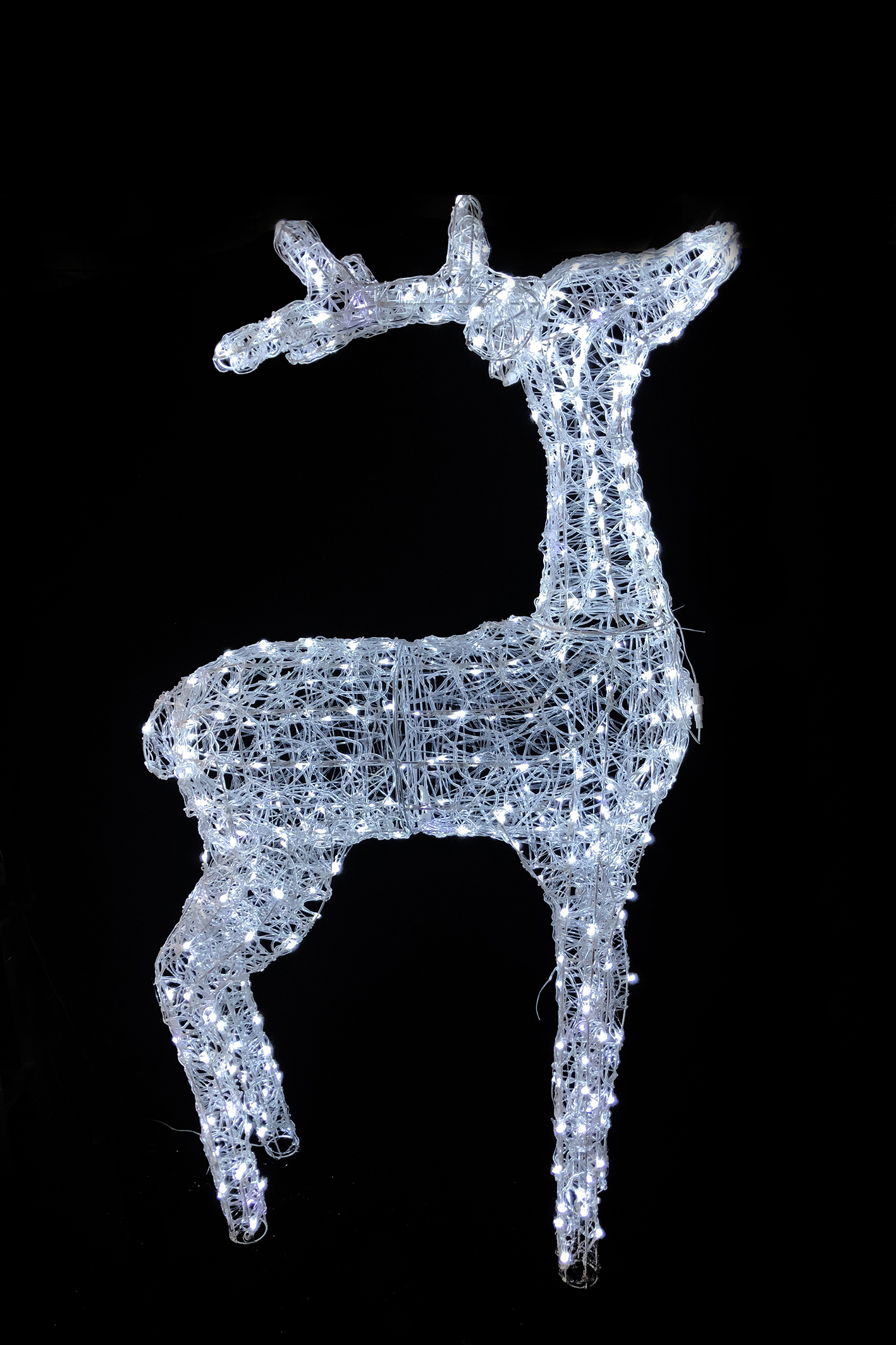180cmH Acrylic standing deer