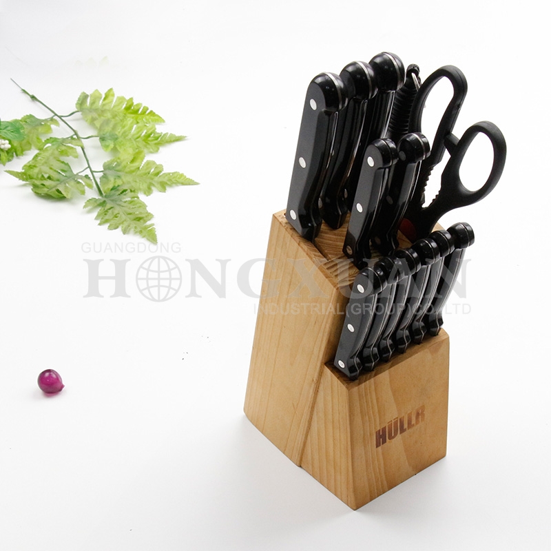 Kitchen Knife Set With Wooden Stand
