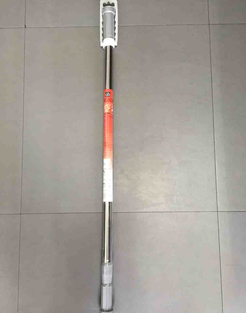 Shrinked Polybag packing stainless steel extend retract Straight bath Shower curtain rod