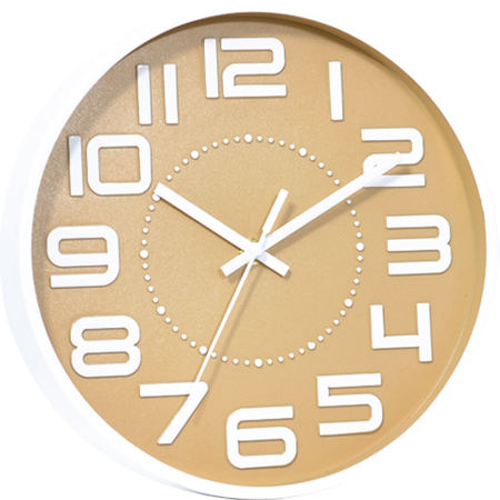 Wall clock; quartz clock; best sale; hot stamp; promotion; gift; simple round clock; 12inch 30cm