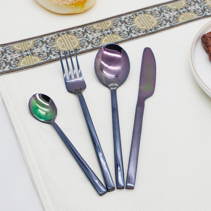PVD stainless steel cutlery set