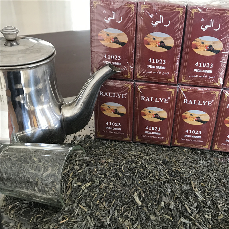 China Green Tea 41022 The Rallye Chunmee Tea For Mauritania Senegal Mali