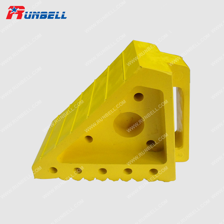 Yellow Rubber Tire Stopper