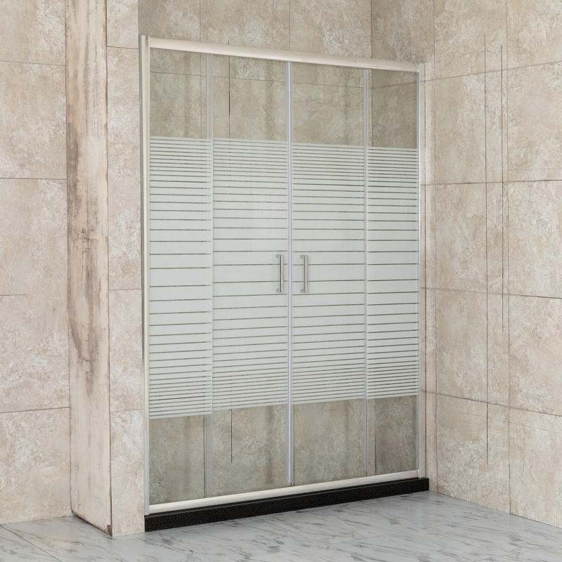 Amman Style Two Fix Two Door Shower Screen