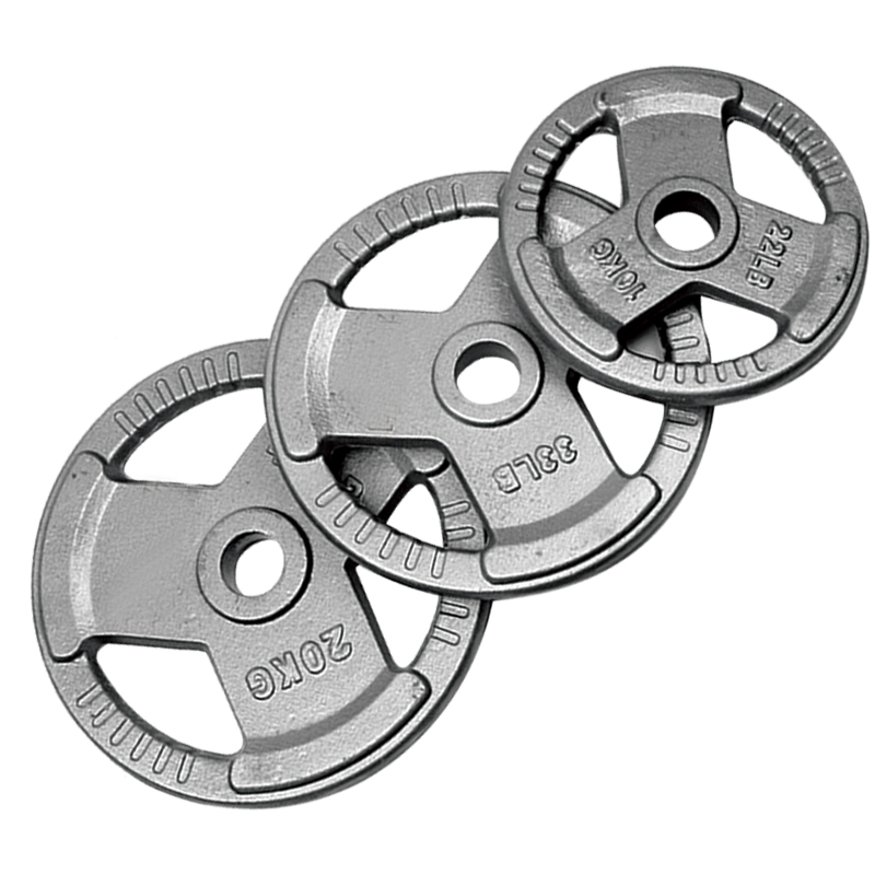 3 Holes Handle Grey Plate