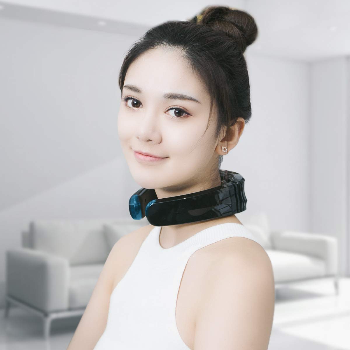 Neck Messager Electric Pulse Infrared Heated Therapy Pain Relief Tens Neck and shoulder Massager