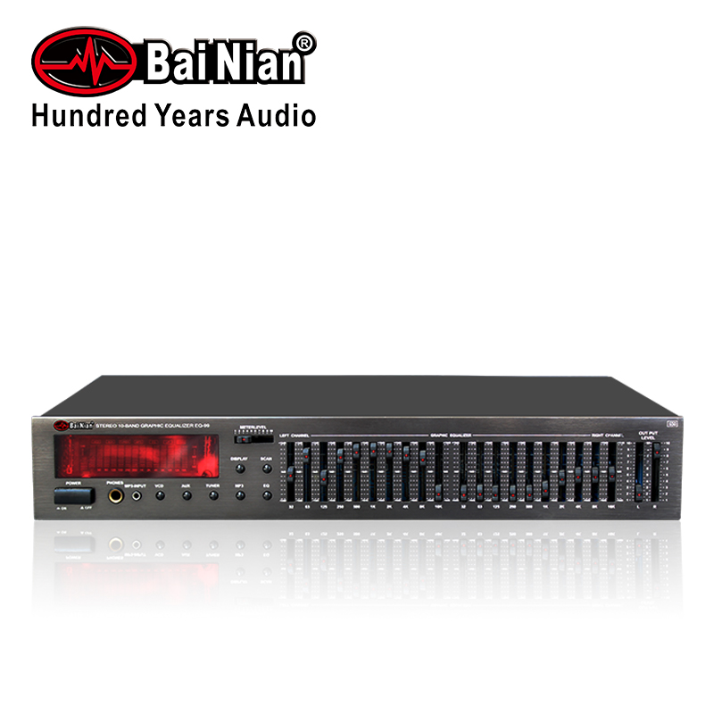 Dual 10band frequency equalizer effector