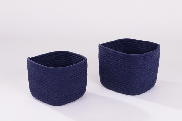 Cotton rope baskets - GRS