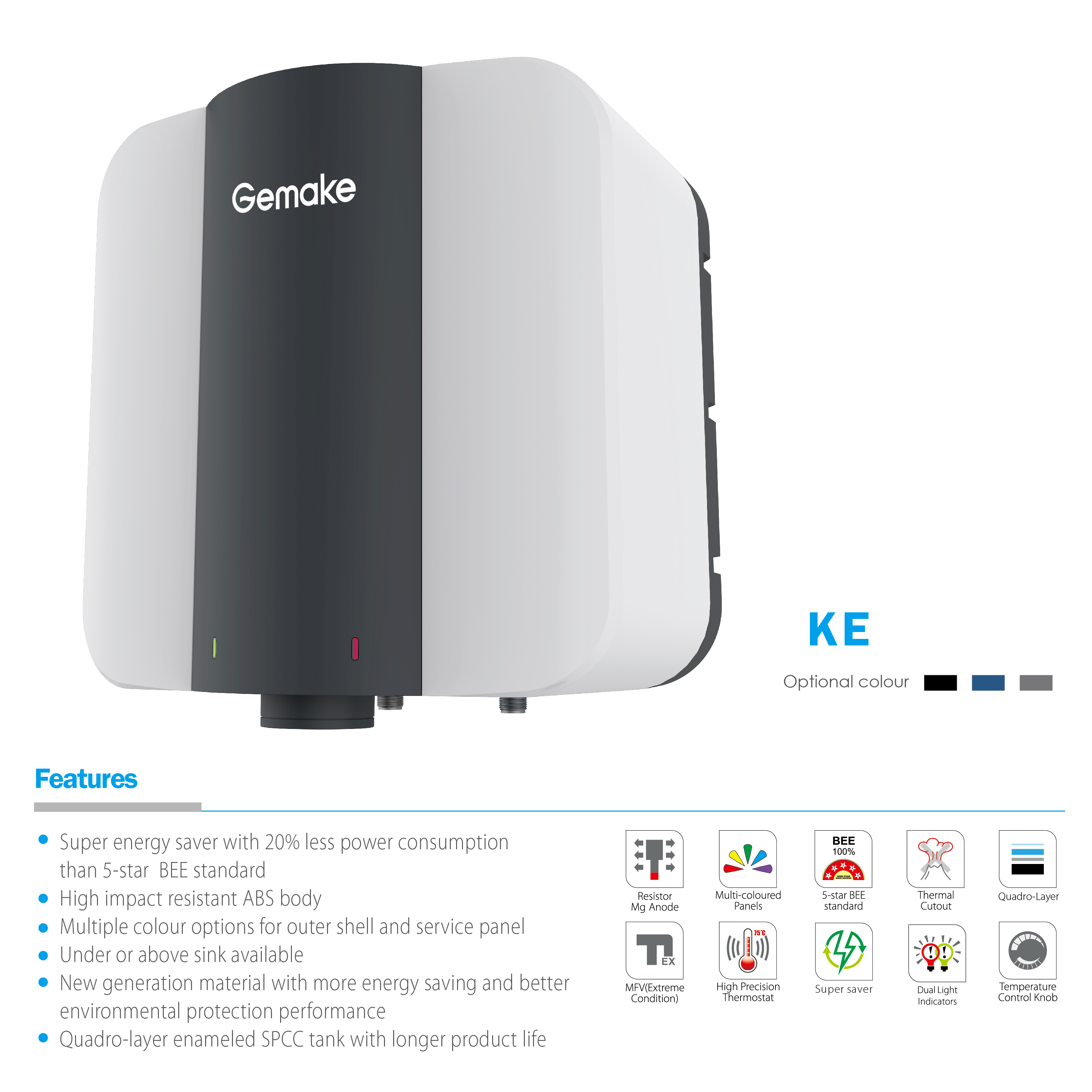 135th Fair Special - Storage Electric Water Heater - KE(C)-BIS certified