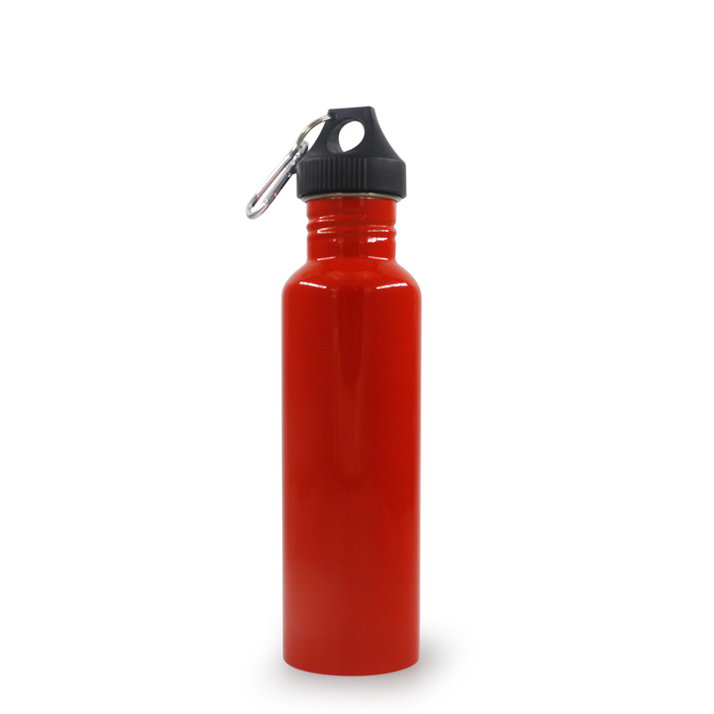 stainless steel single wall sport water bottle