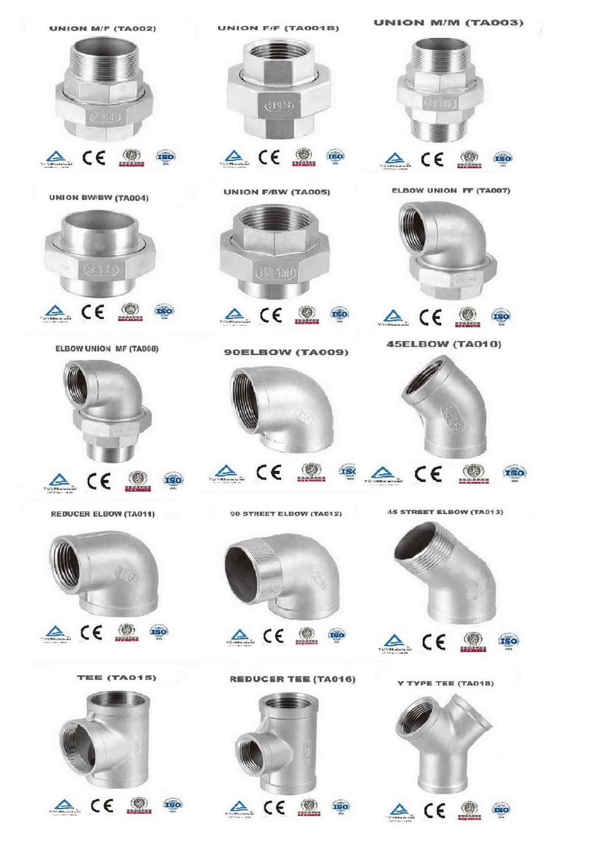 SS Screwed Fittings