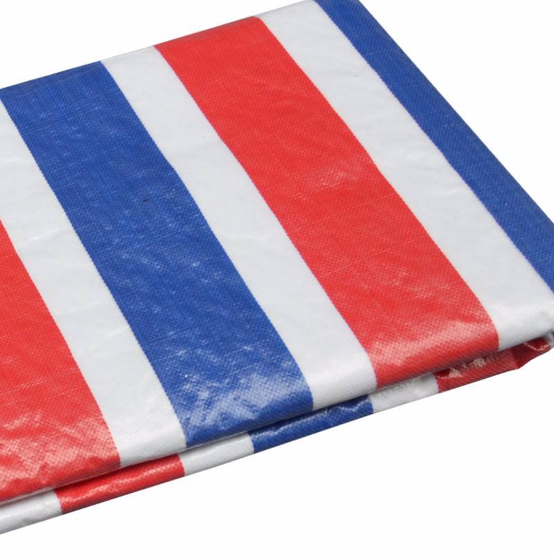 PE stripe tarpaulin