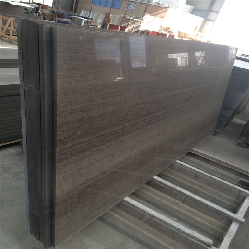 Grey wood marble countertop