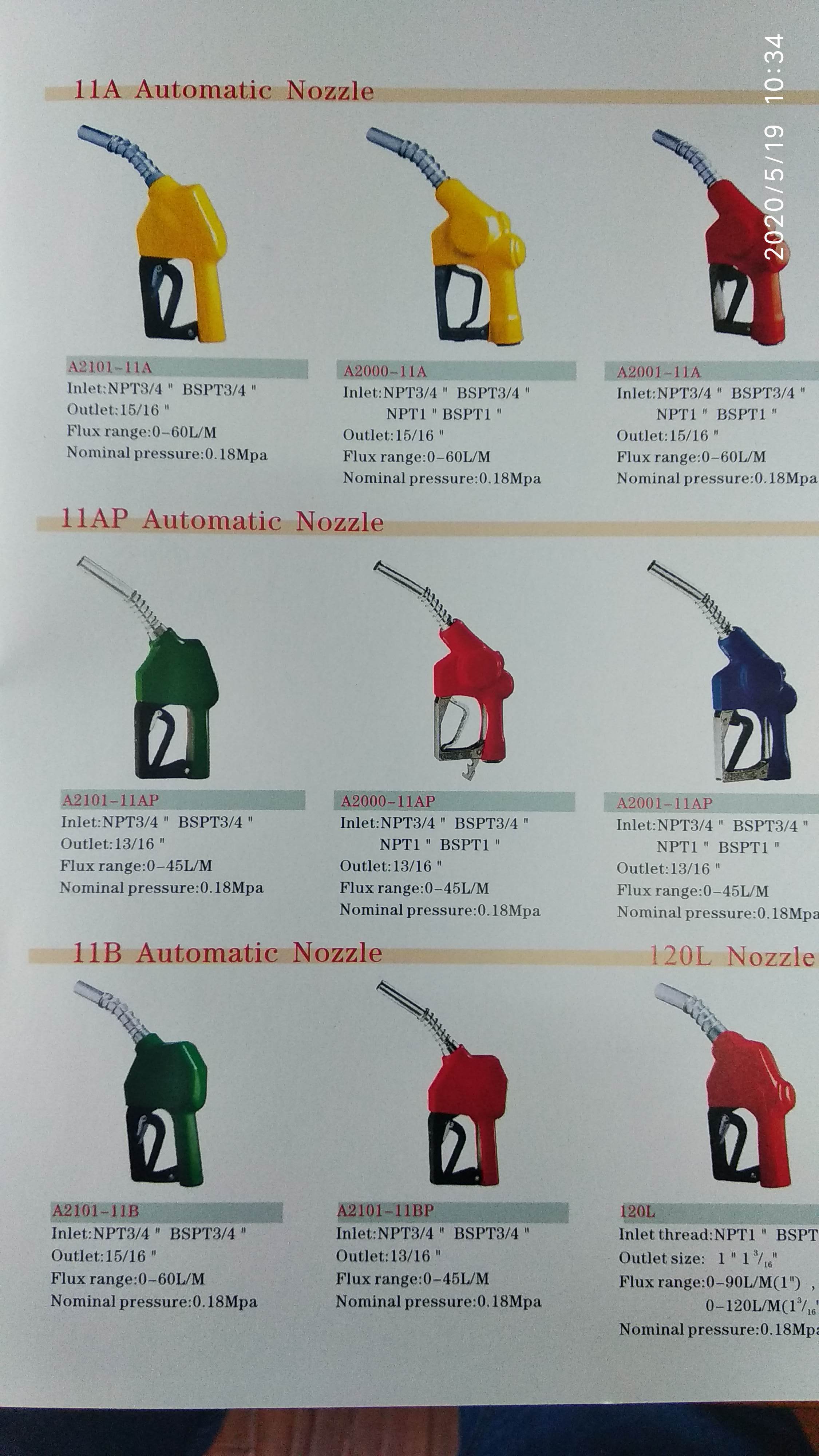 automatic nozzle