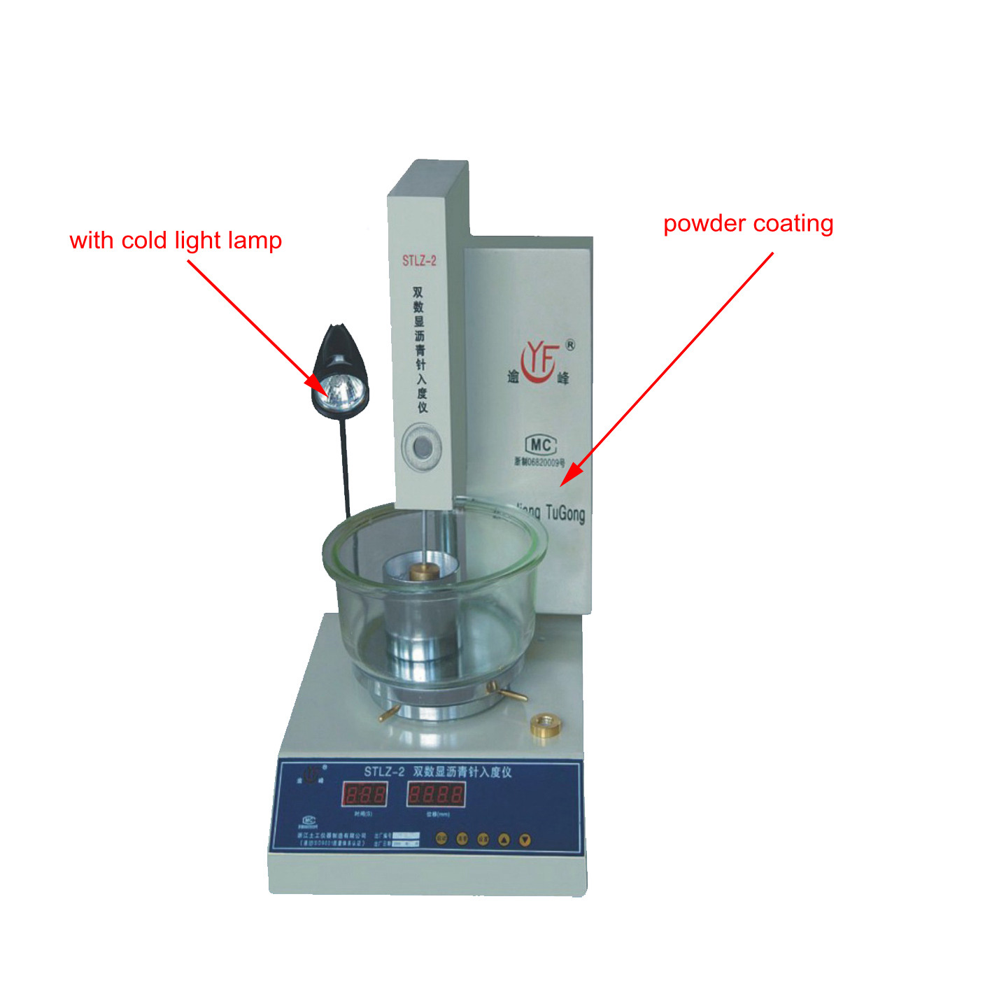 Double-digital Display Asphalt Penetrometer