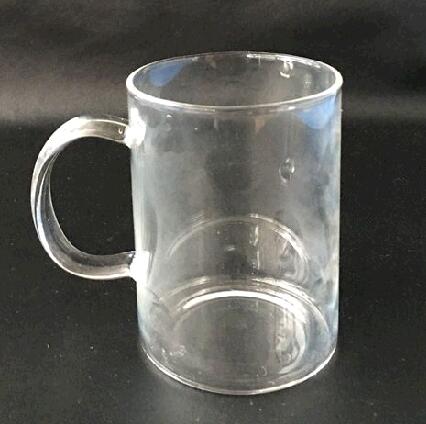 Single Wall Glass Cup with Handle